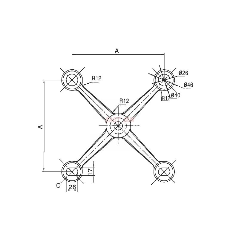 SD-204-4-Raccord Spider