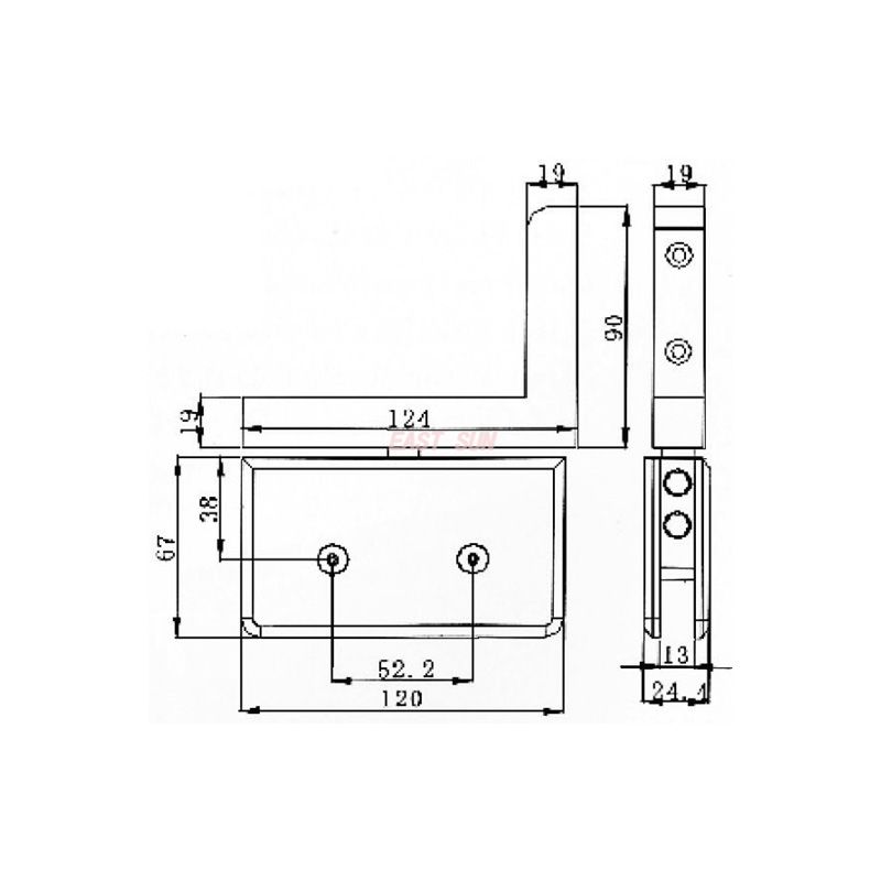 S&eacute;rie de portes pivotantes PTB-308