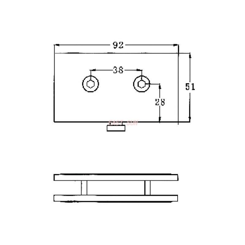 porte battante sans cadre avec verre transparent
