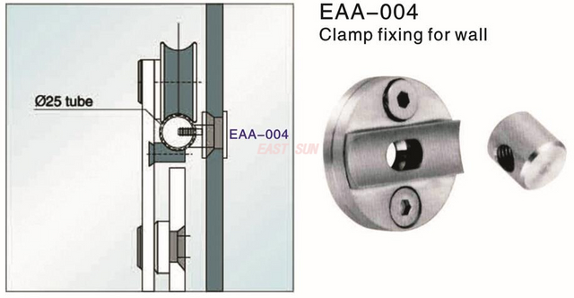 Déplacer la fixation de la pince de porte pour le mur