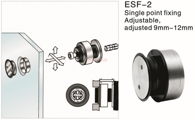 Entretoises de connecteur de verre de séparation en verre 9-12MM