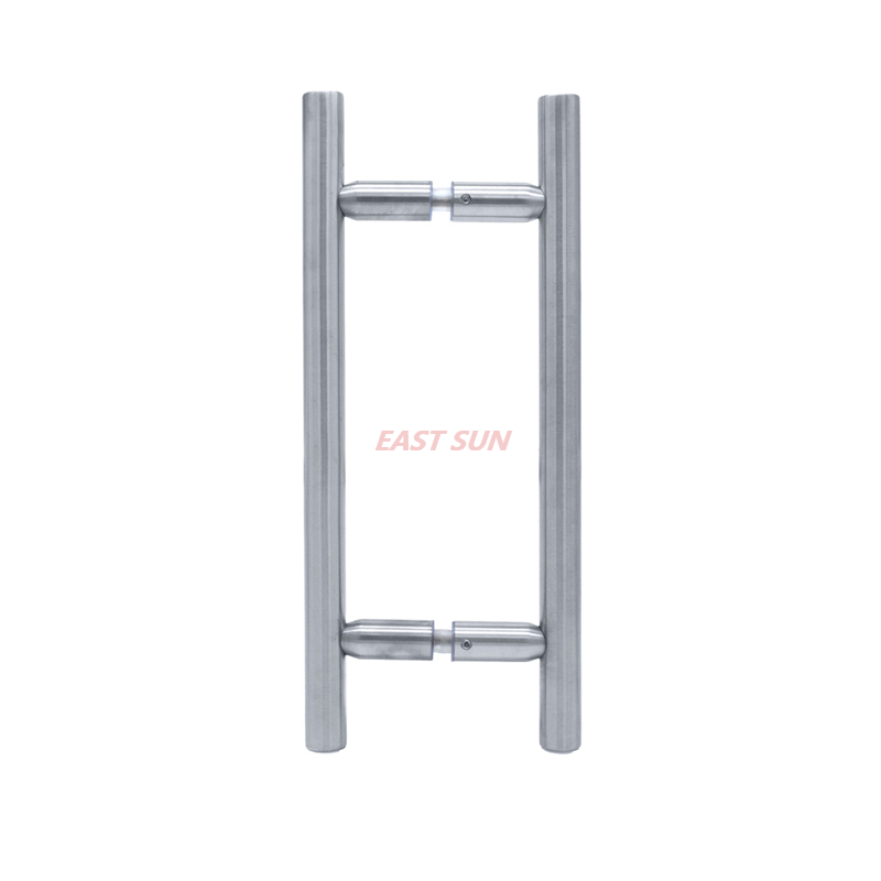 Poignée de traction dos à dos de style échelle de 6 po noir mat