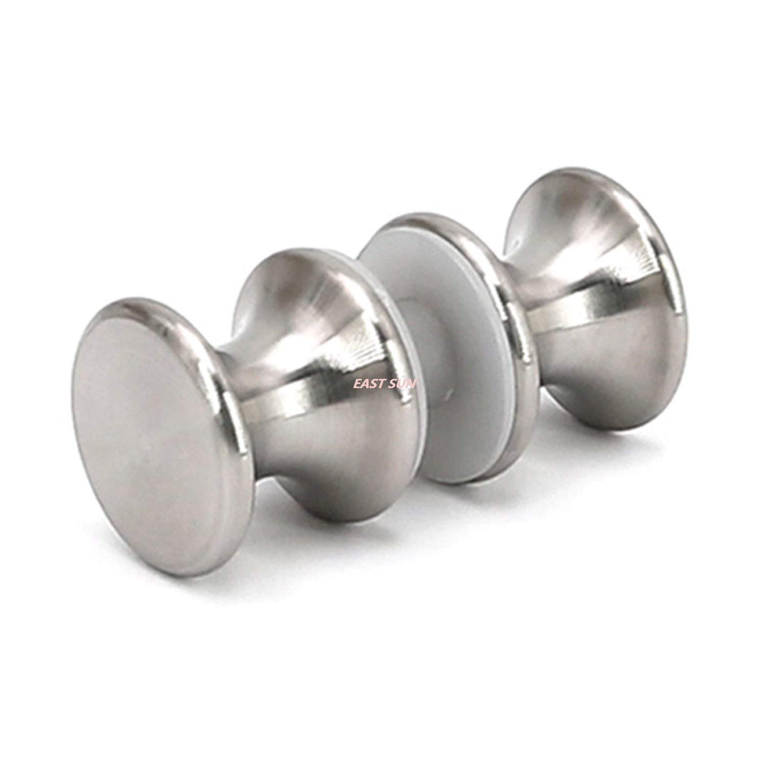 Boutons de porte de douche dos à dos de style traditionnel