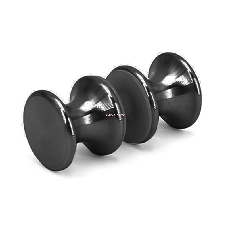 Boutons de porte de douche dos à dos de style traditionnel