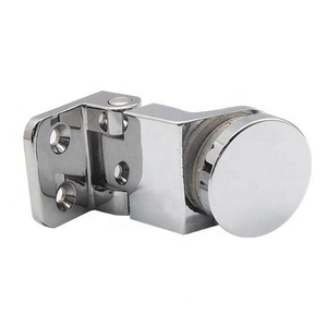 Charnière de porte miroir à 90 degrés en laiton, charnière pivotante en verre pour portes de placard, meilleure vente