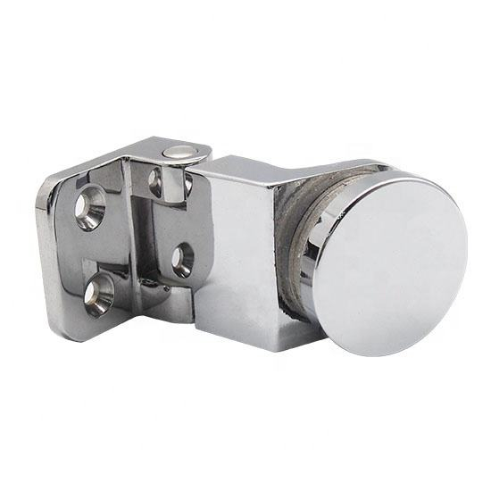 Charnière de porte miroir à 90 degrés en laiton, charnière pivotante en verre pour portes de placard, meilleure vente
