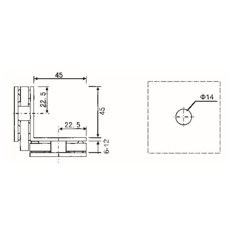 GBF-822-Pinces à verre