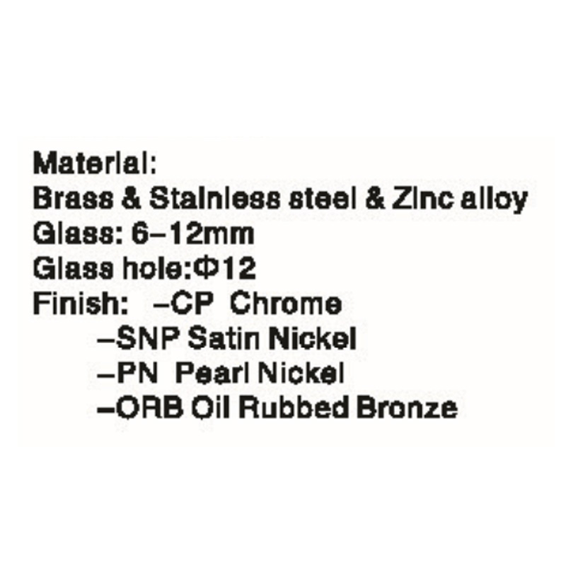 GDK-48- bouton de porte de douche