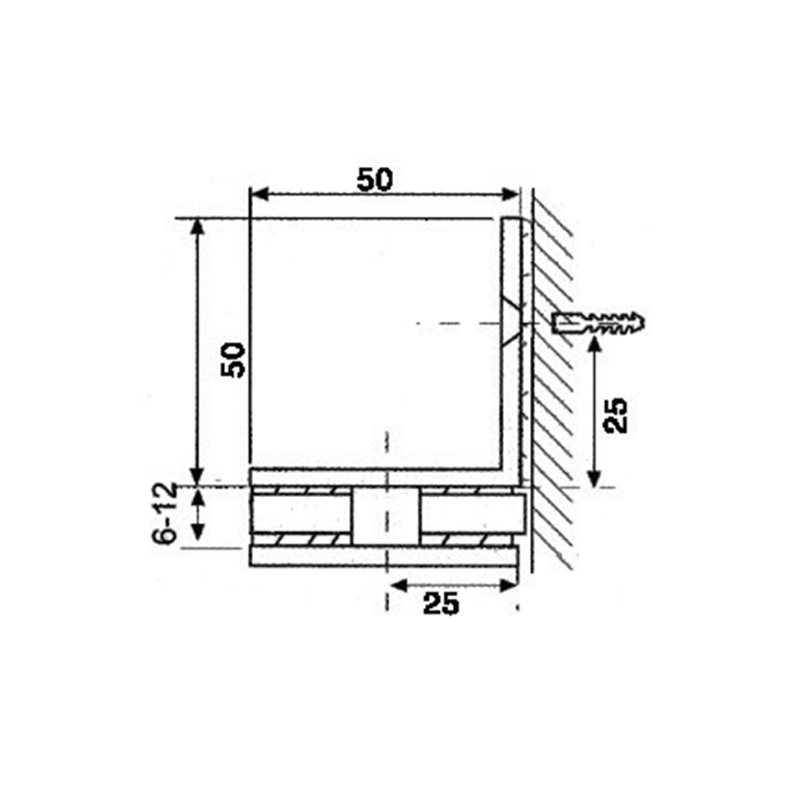 Charnières à montée automatique ESH-614-Laiton