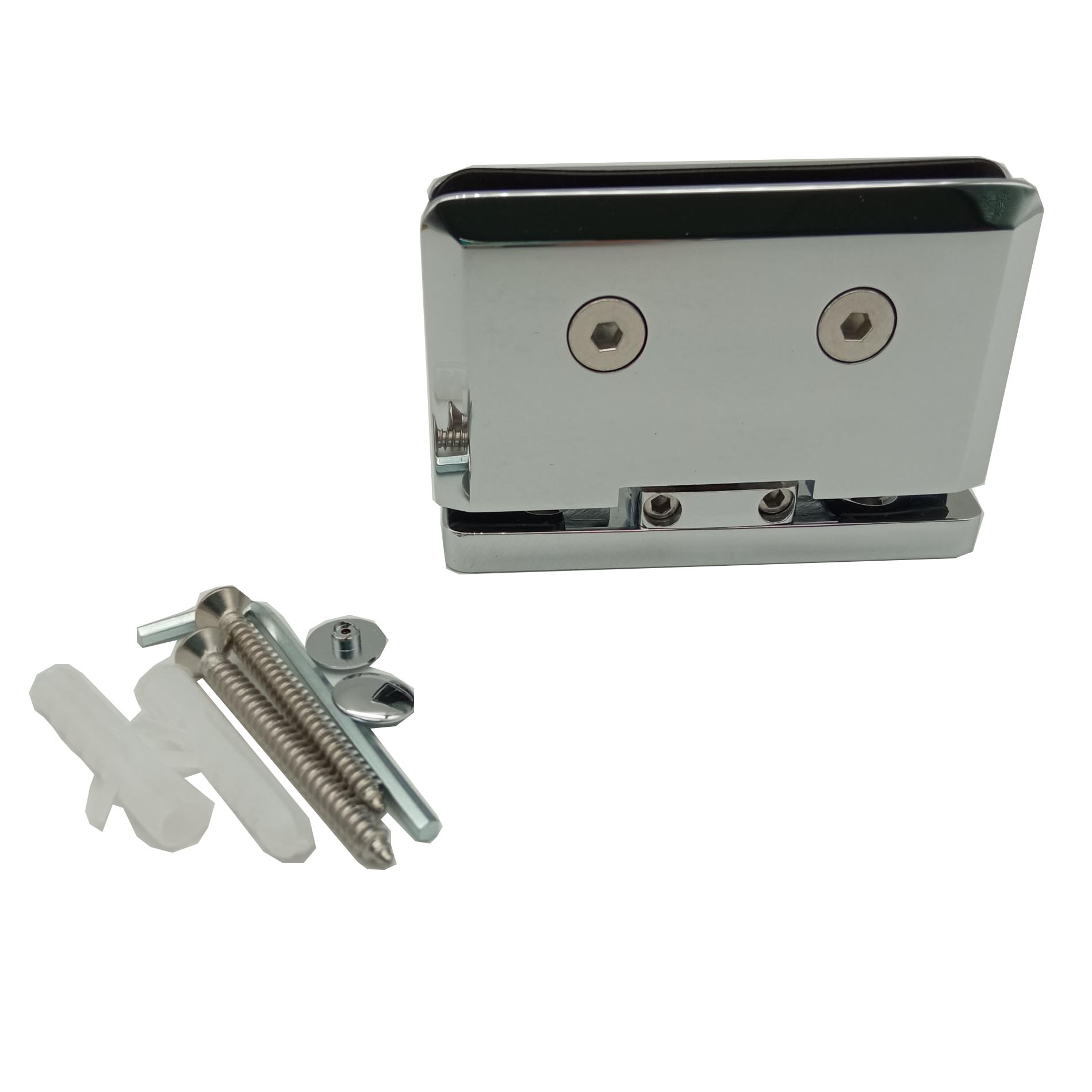 Charnière pivotante réglable en laiton poli de la série Prima