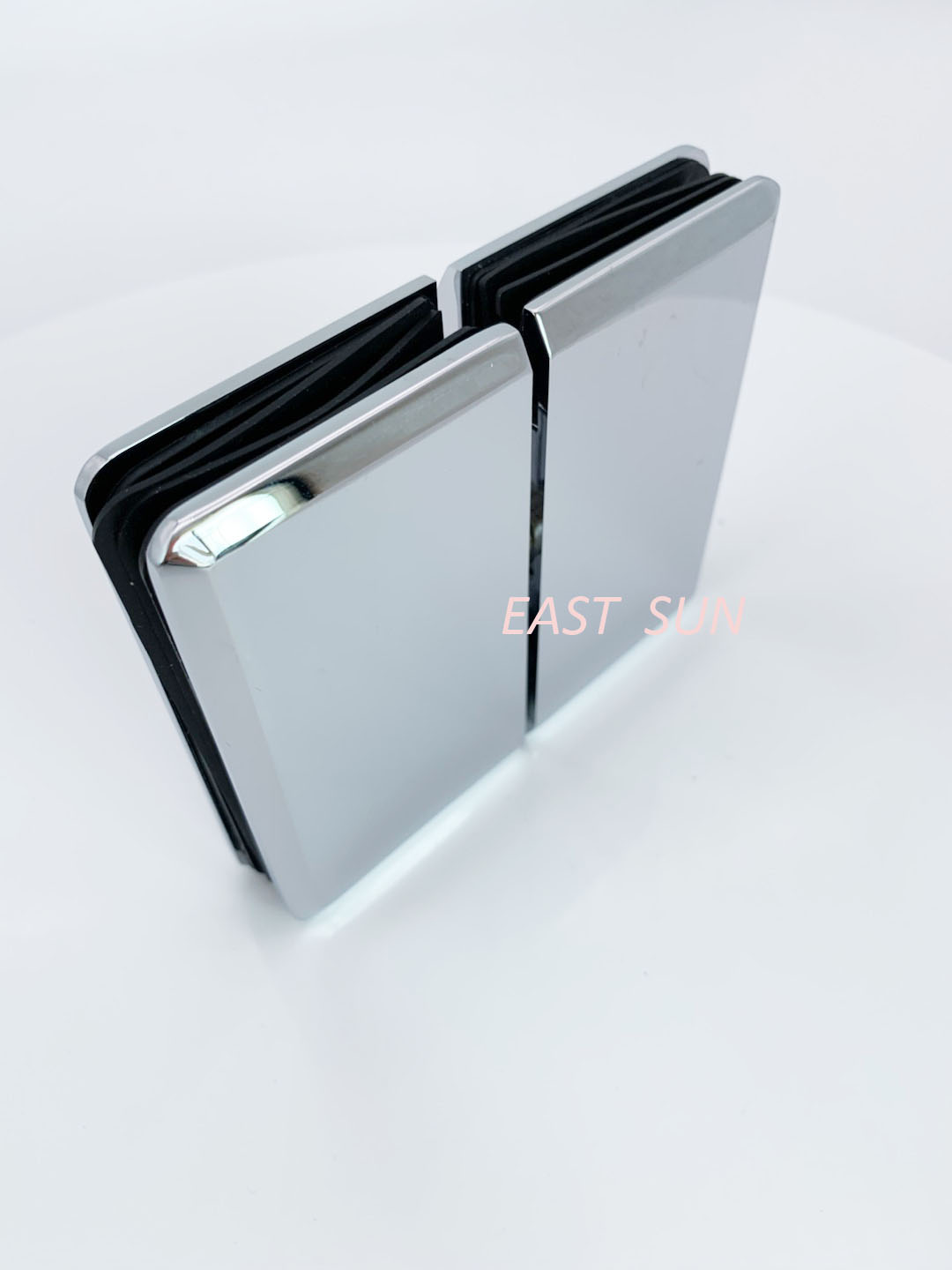 Charnière à montage verre-verre série Senior Prima, chrome poli