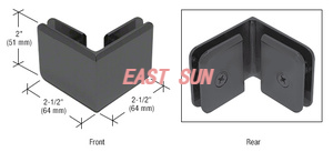 Pince verre à verre à 90° de style biseauté