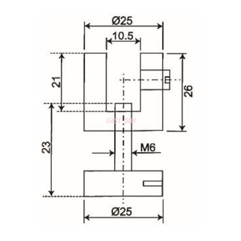 Pince mur &agrave; verre &agrave; 90 degr&eacute;s 