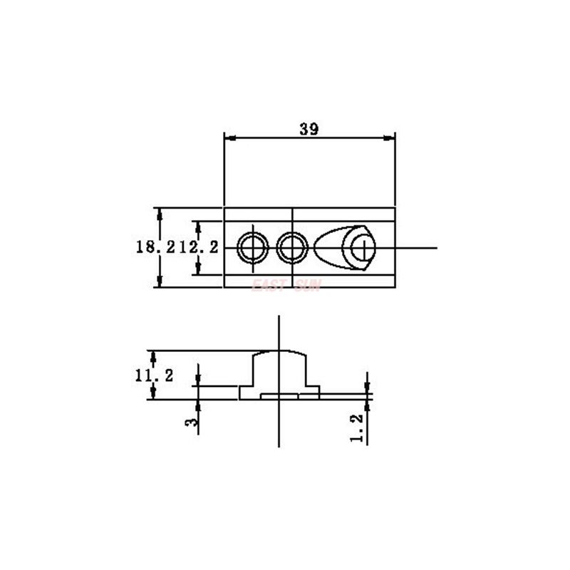 quincaillerie de porte &agrave; charni&egrave;re pivotante
