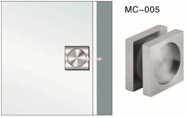 Déplacer la poignée de porte Poignée de porte en verre
