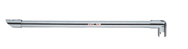 Mur de tube rond à barre de support en verre