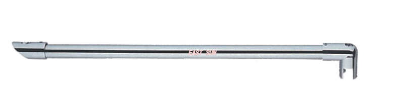 Mur de tube rond à barre de support en verre