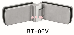 Charnière de porte pliante verre à verre