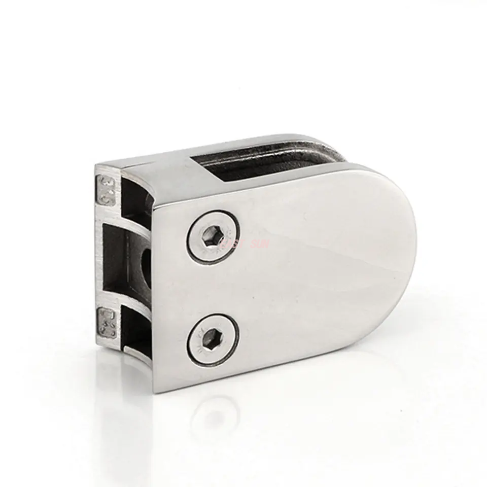 Raccords de balustrade sans cadre en acier inoxydable 304 316, pince à verre pour escalier, garde-corps en verre de balcon