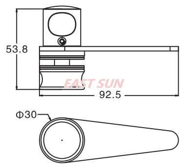 Loquet à bouton unique
