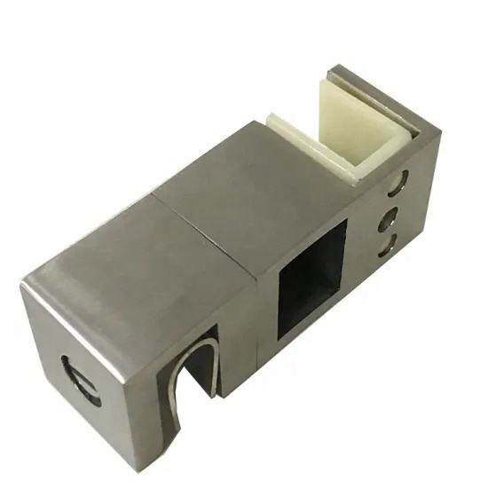 Guide de plancher de porte de douche coulissante sans cadre de matériel d'acier inoxydable 304 pour la porte en verre