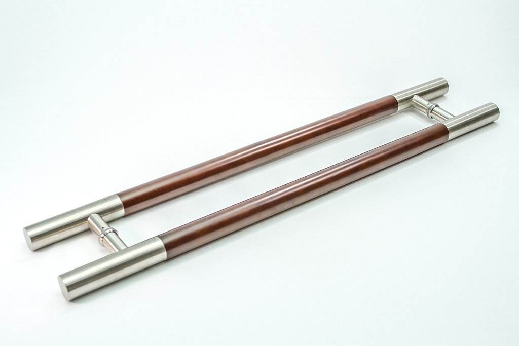 Poignée de traction carrée en acier inoxydable, quincaillerie de porte en verre, poignée de porte de douche