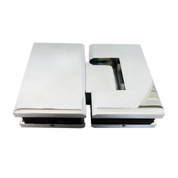 Charnière de porte de douche réglable mur à verre à 90 degrés pour verre 1/2″ – 3/8″ 