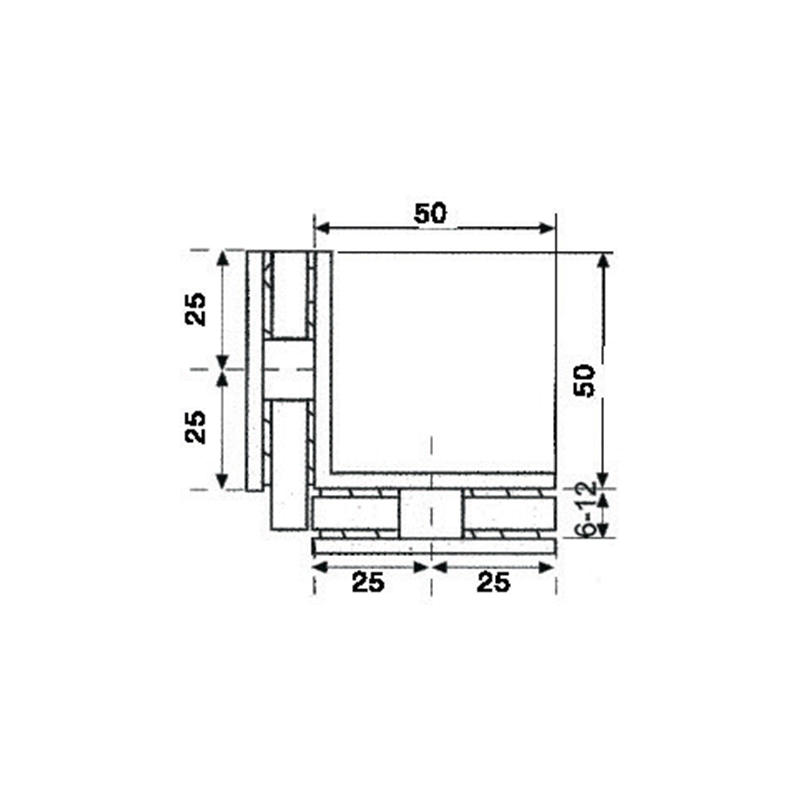 Charnières à montée automatique ESH-615-Laiton