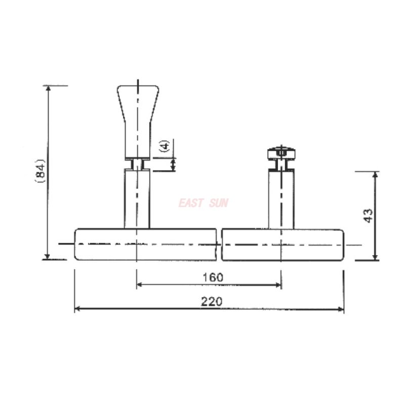 PD-003-Poignées de porte de douche