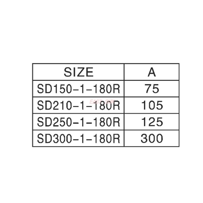 SD-150-1-180R-Raccord Spider