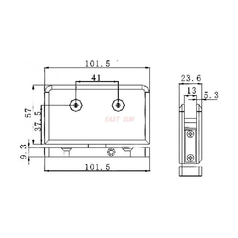 portes vitr&eacute;es battantes sans cadre