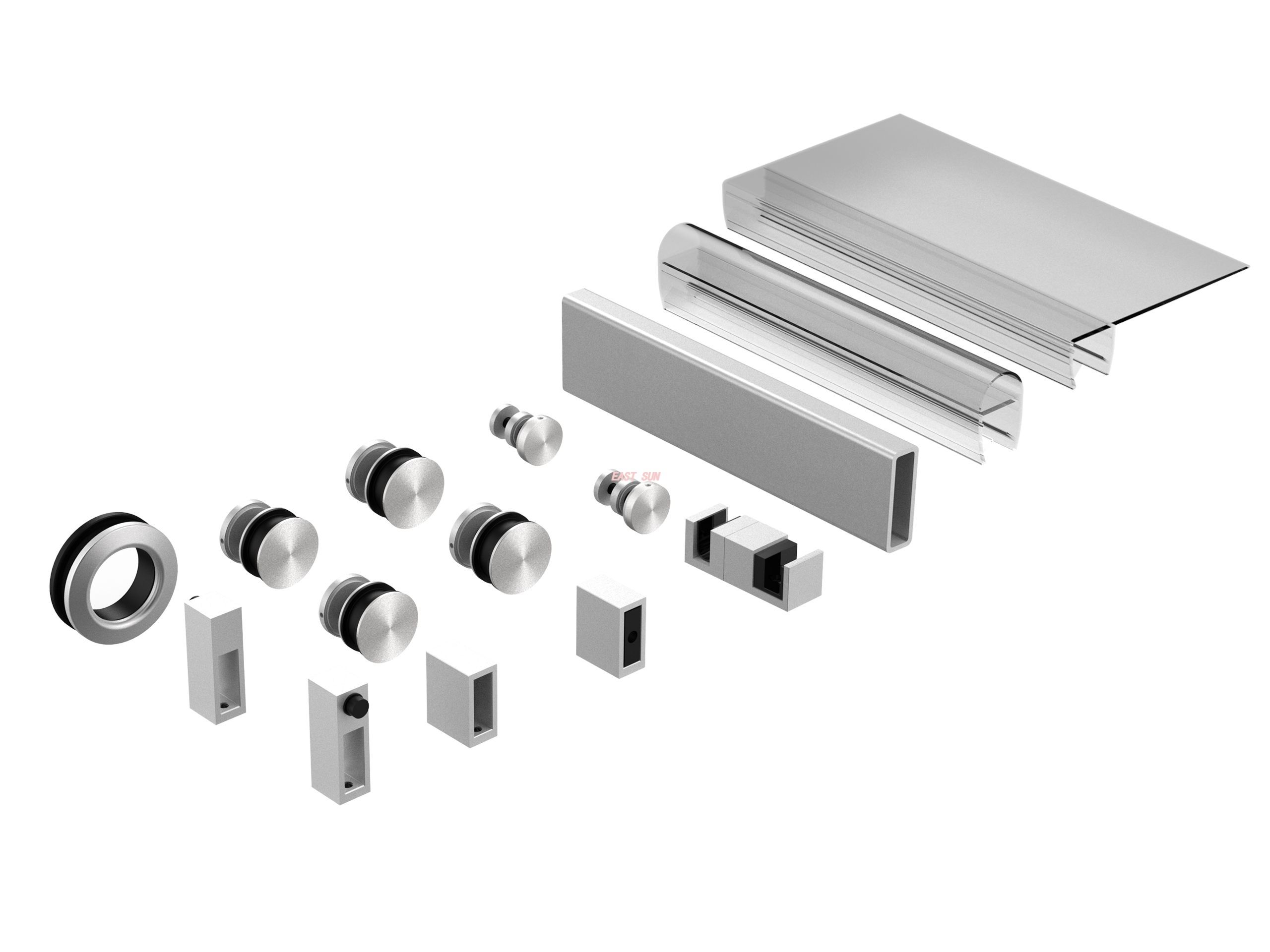 Pièces de poignée de porte de douche de haute qualité pour des réparations faciles