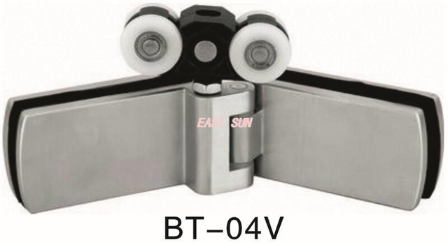 Charnière de porte pliante verre supérieur à verre