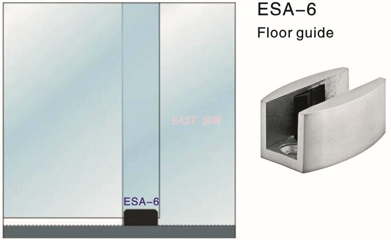 Déplacer le guide de plancher de porte