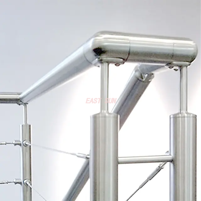 Support de main courante en acier inoxydable 304 316 de haute qualité pour garde-corps