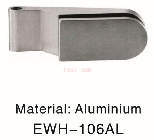 Serrures pour portes en verre Serrures en verre avec charnières en verre EWH-106AL