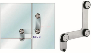 Connecteur de porte pivotante en verre robuste avec butée à l'intérieur de Dorma MAB