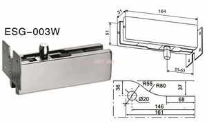 Raccords Dorma pour porte pivotante ESG-003W
