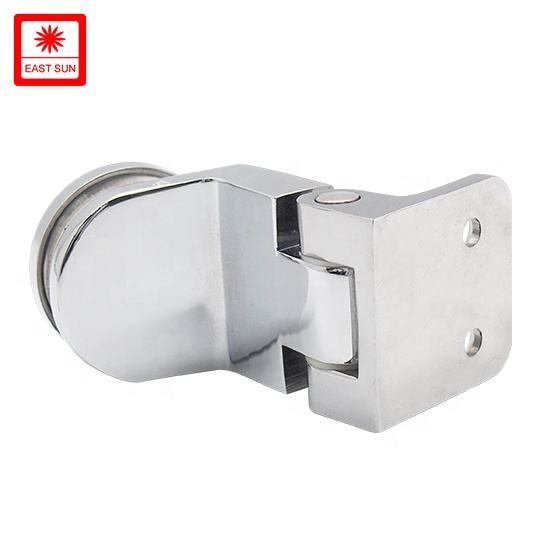 Charnière de porte miroir à 90 degrés en laiton, charnière pivotante en verre pour portes de placard, meilleure vente