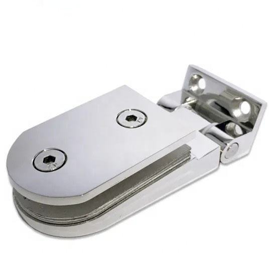 Charnières de porte de douche à charnière pivotante en verre en laiton à 90 degrés, design de mode