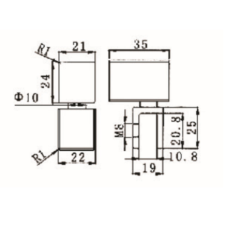 KF-1005- connecteurs pour salle de douche