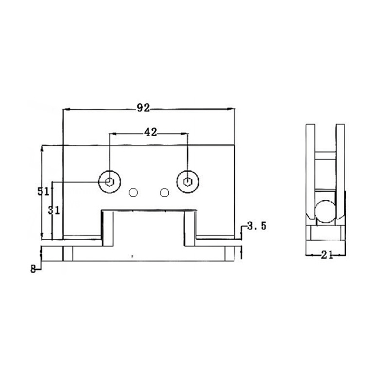 Série de portes pivotantes PTC-201