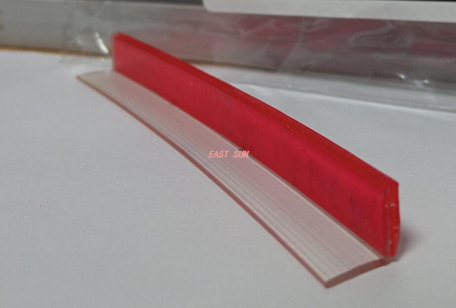 Joint 3/8'(10mm) 'L' (double duromètre) avec ruban pré-appliqué