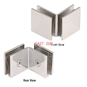  Pince à verre carrée à visage ouvert à 90 degrés