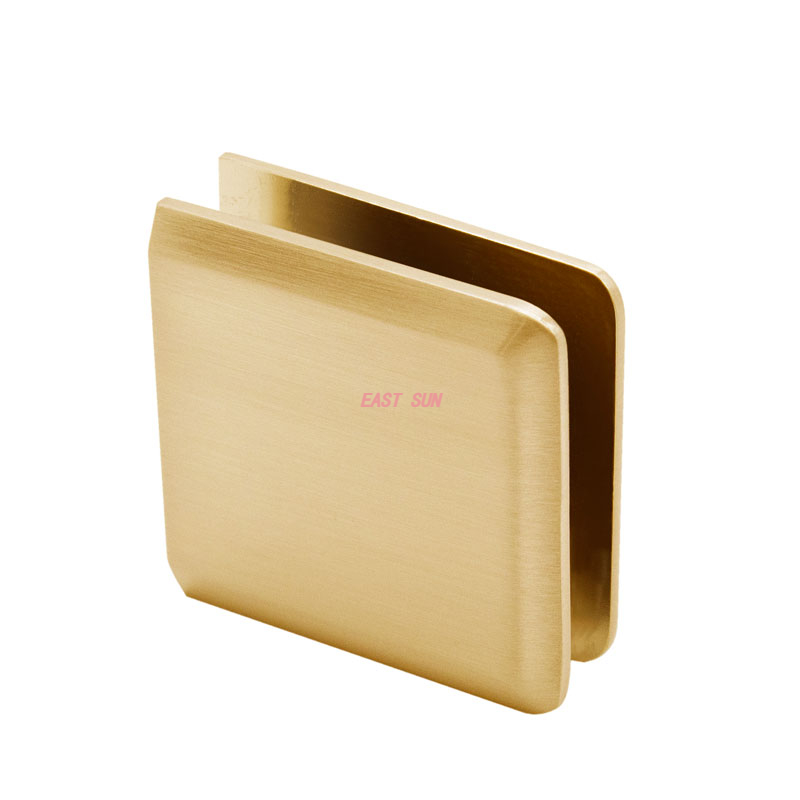 Pince à verre robuste à montage mural de style trou dans le verre biseauté