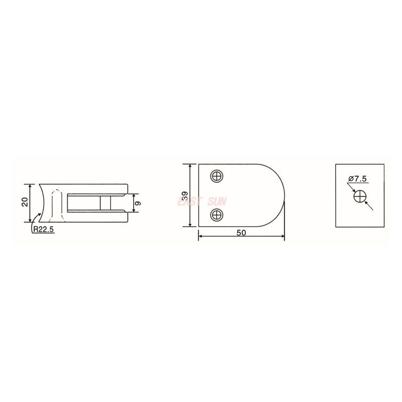 GBF-001RS-Raccords de main courante
