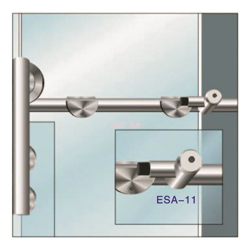 ESA-11-Systèmes de fixation de verre de bureau