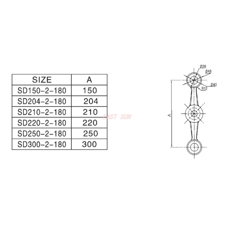 SD-204-2-180-Raccord araignée