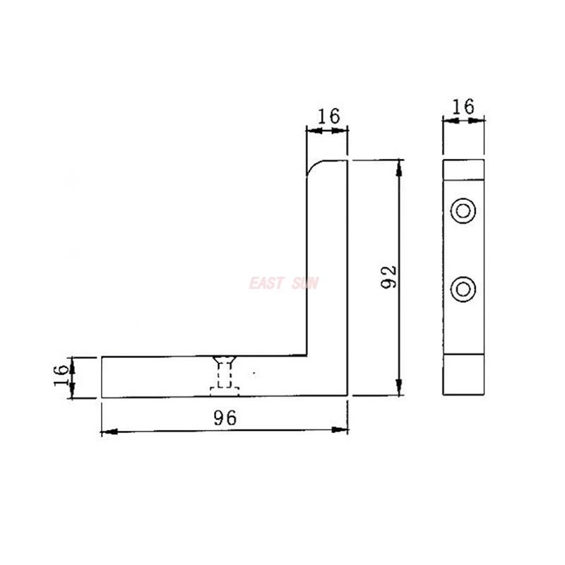 charni&egrave;res de porte en verre sans cadre