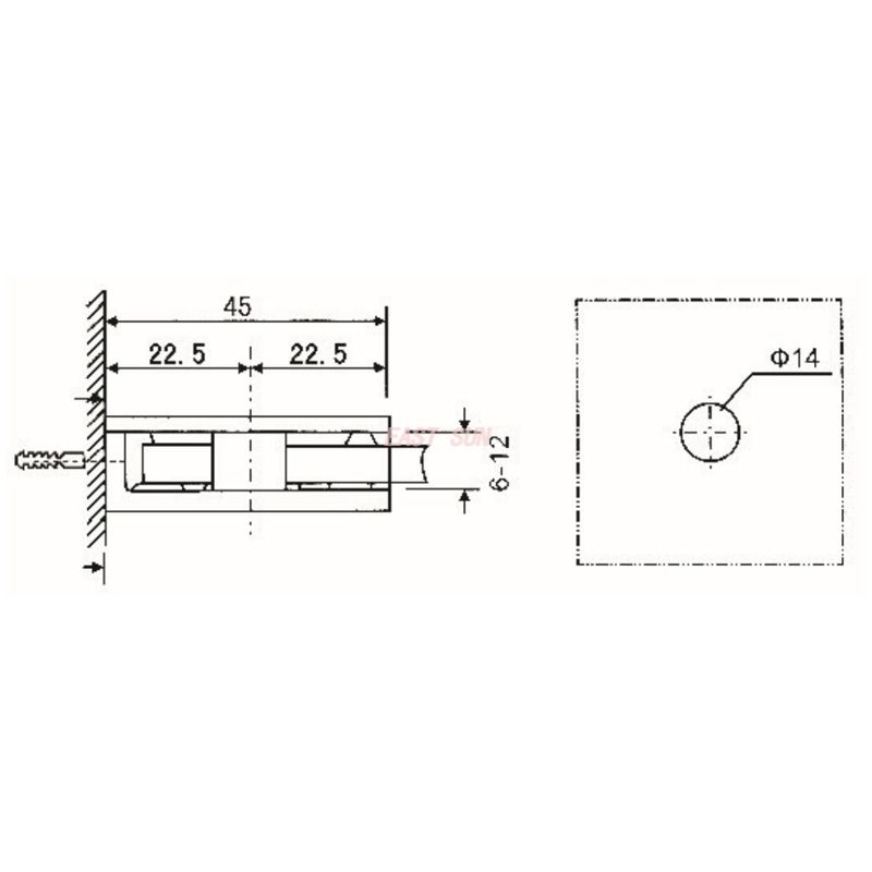 pinces &agrave; verre en nickel bross&eacute;